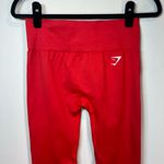 Gymshark  Vital Soft Leggings Red  Seamless Butt Scrunch Sculpting  Women's Small Photo 2