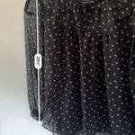 Abercrombie & Fitch Sheer Illusion Top Size Small🖤 Photo 6