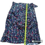 ZARA  Skort Skirt Short Front Knot Skirt Floral Knee Open Front Women's M Floral Photo 6