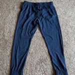 ZYIA Active Peak Ankle Jogger Pants Gold Zipper Womens Athletic XL Blue Photo 2