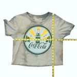 Coca-Cola Custom Made Green Tie Dye Short Sleeve Crop Top •Size Small Photo 7