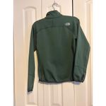 The North Face Womens Fleece Pullover Jacket Green 1/4 Zip Size M Photo 6