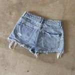 Edikted  high-waisted distressed denim shorts Photo 1