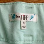 Love, Fire  Mint Green High Waisted Shorts - Stretch Shorts, Juniors Size 9 Photo 7