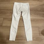Vineyard Vines  White Step Hem Denim Skinny Jeans Size 2 Photo 7