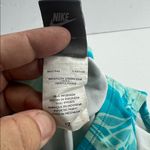 Nike retro teal floral design two piece bikini performance swimsuit, size 12 # Photo 5