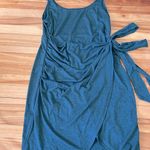 SheIn Forest Green Casual Wrap Dress 1X Photo 2
