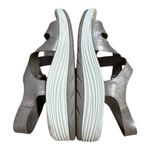 Bionica Sandals Women's Metallic Taupe Leather Open Toe Comfort Photo 5