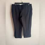 Peter Nygard  Black Slims Pants Cropped Size Large Photo 3