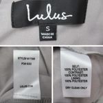 Lulus Cherish the Night Grey Lace Maxi Dress Women’s Size Small Photo 9