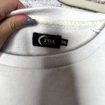 Zyia  White Mountain Patch Crew Neck Sweatshirt 2XL Photo 2