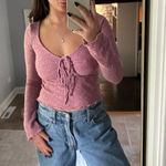 Kimchi Blue  lace long sleeve top  Photo 0