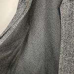 Chico's Lightweight Crinkle Open Jacket Blazer Black White Herringbone 2 L 12 Photo 4