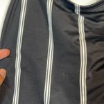 Beach Betty Black White Stripe Cross Tie Back Size XL GUC #6578 Photo 3