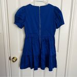 Alice + Olivia Ann Tiered Blue Mini Dress Photo 7