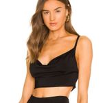 Michael Costello x revolve Alessa Top in Black Metallic Photo 1