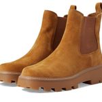 Dolce Vita Jaelyn Short brown Booties Johany Suede Lugged Sole Chelsea Boot Size 6 Photo 0