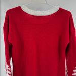 Red Meowy Christmas Cat Sweater M Celebrate Together red sequins holiday 3D Size M Photo 11