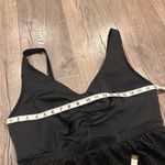 Cacique SWIM BY DRESS SWIMSUIT PLUS Size 20BLACK Mesh Crochet ONE PIECE Beach Photo 9