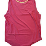 Lululemon  Tank Red Yellow Contrast Muscle Tee Size Large Photo 0
