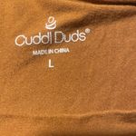 Cuddl Duds  Shirt Womens Large Brown Asymmetrical Oversized Soft Comfort Modal Photo 1