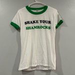 PINK - Victoria's Secret Victoria’s Secret PINK Shake Your Shamrocks Shirt Short Sleeve XS Photo 0