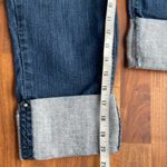 NYDJ  | dark wash wide‎ cuffed crop jeans Sz 8 Photo 7
