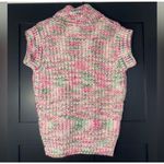 First Love by Lovelyn Women's Multicolor Knit Turtleneck Sleeveless Vest Sweater Pink Size undefined Photo 3