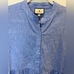 Tuckernuck  NWOT Chambray Linen Lydell Maxi Dress Light Blue Size S Photo 7