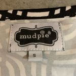 Mud Pie  Black White Geo Print Dress ~ Size S Small Liquid Knit Photo 3