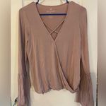 American Eagle  Outfitters | Mauve, flowy Soft & Sexy long sleeve shirt, Size XS Photo 0