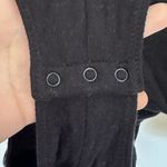 Alexander Wang  Black Lace-Up Bodysuit Photo 5