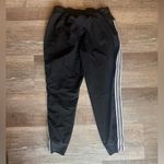 Avia  Pants Women Large Black Stripe Side Joggers Activewear Stretch Photo 5