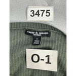 Cable & Gauge Womans  Woman 2X Green Pullover Long Sleeve Crew Neck Sweater Photo 2