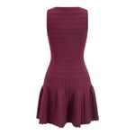 Micas   Basic Ribbed Sleeveless Sweater Dress Color: BURGUNDY Size: L NWT Photo 1
