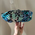 Vera Bradley  Blue/Green/Black Quilted Large Floral Print Purse Photo 6