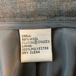 Talbots  Womens Gray Wool Dress Pants 8 Stretch Italy Career Office Academia Photo 3