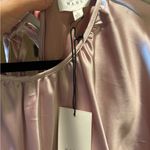 NWT Marble Elegant Satin Dress Pink Size L Photo 10