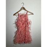 Cult Gaia $1398 NWOT  Shannon Dress Pink Feathers‎ Size XS Photo 2