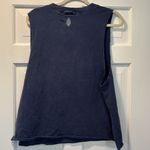 NWOT FP hot shot relaxed tank with mineral wash Blue Photo 1
