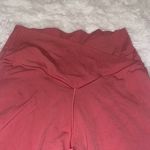 Aerie Real Me High Waisted Crossover Bike Shorts in a pink rose woman’s small Photo 4