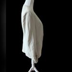 Jones New York  Cream Long Sleeve Single Breasted Blazer Career‎ Work Jacket Photo 2