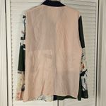 Tory Burch Womens Patchwork Long Sleeve Button Down Silk Blouse 10 Photo 2