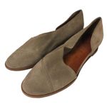 1. State  Cacie‎ leather suede low heel loafer shoes size 7.5 Tan/gray Photo 0