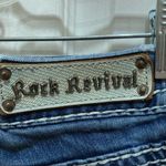 Rock Revival Luiza Boot Cut Jeans Size 27 Embroidered Bedazzled Photo 10