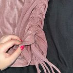 Elodie NWOT Mauve Pink Glittery Skirt Sz. M Photo 4