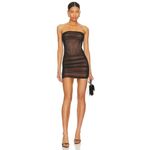 superdown  Bea Mini Dress in Black Small New Womens Strapless Corset Party Photo 8