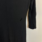Reformation  Belmont Knit Dress in Black Size Small Photo 6