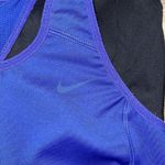 Nike  Womens Dri-Fit‎ Scoop Neck Racerback Sports Bra Set of 2 Blue Black Large Photo 2