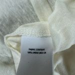 Derek Lam  10 Crosby Sailor Tee In Soft White Long Sleeve Linen Gold Button Sz XS Photo 8